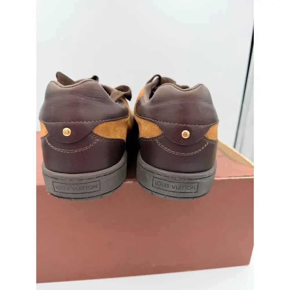 Authentic LOUIS VUITTON MENS SHOE brown 10.5 LV - 11.5-12 US
